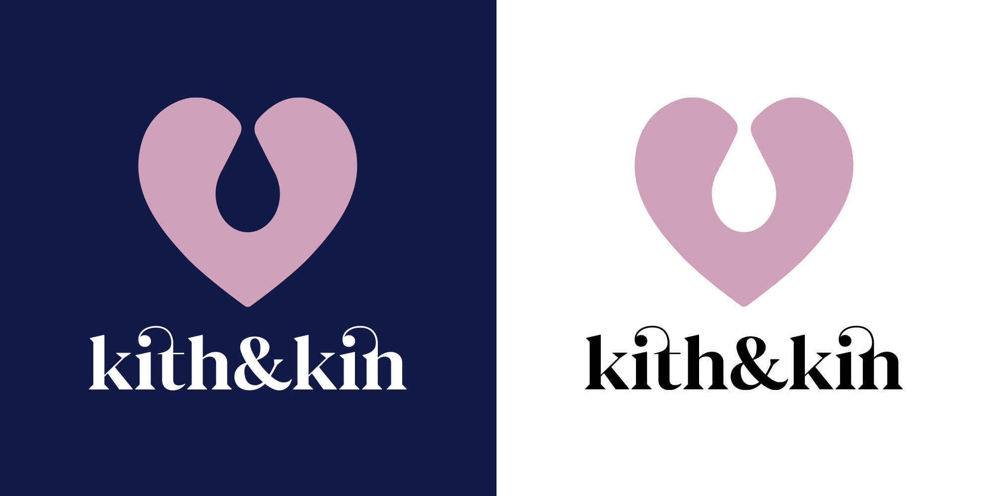 Kith & Kin logo design