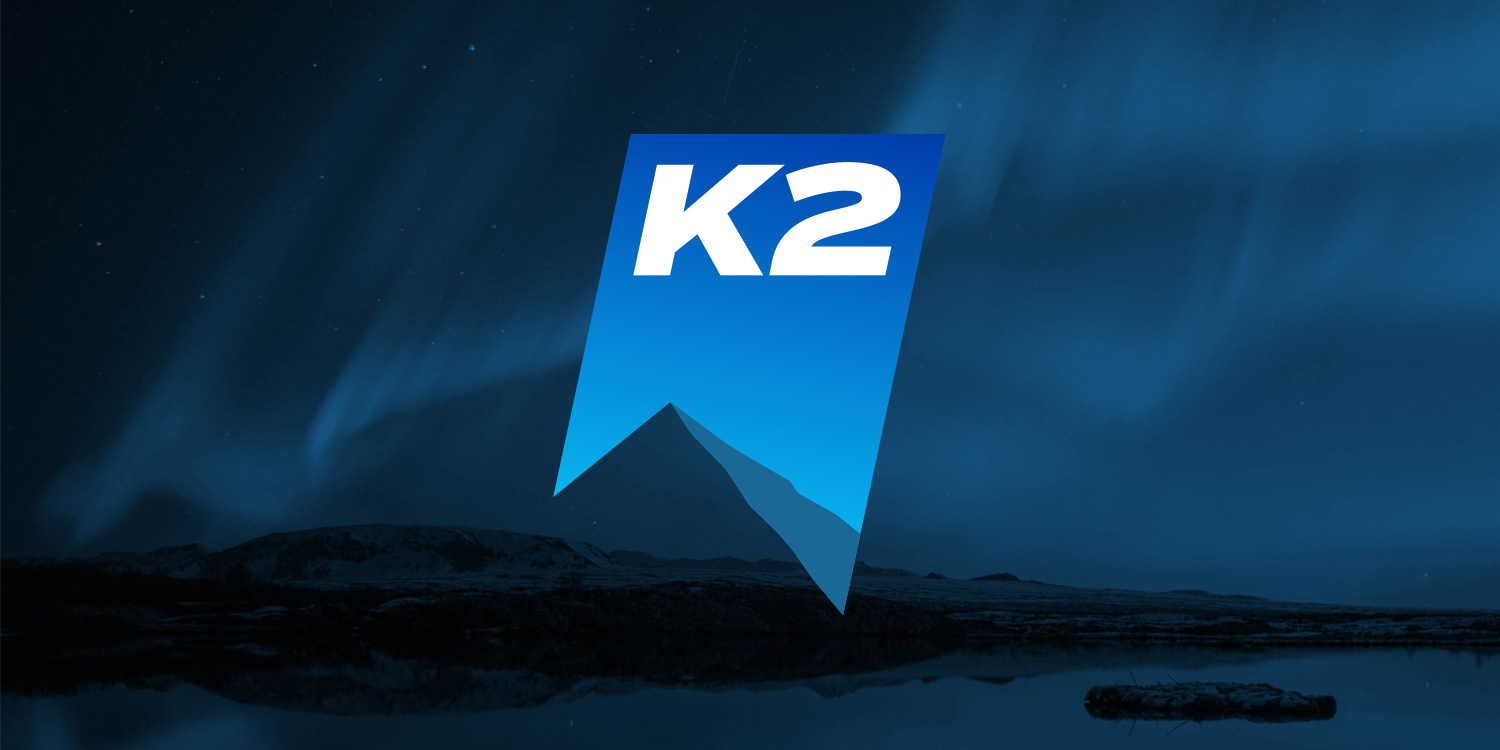 K2 brand identity hover